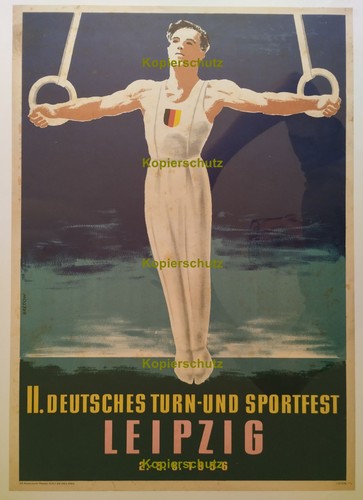 Original ddr sport plakat - original, ca