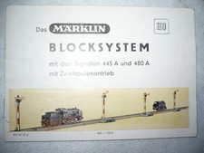 Märklin Anleitung Blocksystem von 1952  Schnäppchen