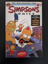 Simpsons Comics Nr.  1 von 1993 - Top Zustand, mit Poster