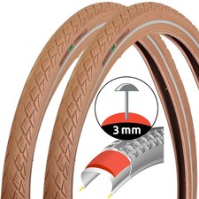 2x Set Fahrrad-Reifen Braun