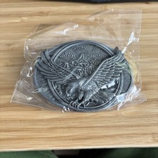 Gürtelschnalle 40mm, Buckle, Adler, Skulptur, Koppelschliesse