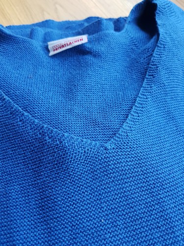 Blauer leinen pullover - blauer, bw/leinen-pullover
