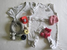 7tlg. Babyset: Strampler