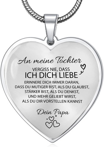 Halskette für tochter herz - für,