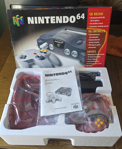 N64 nintendo boxed konsole - 64,