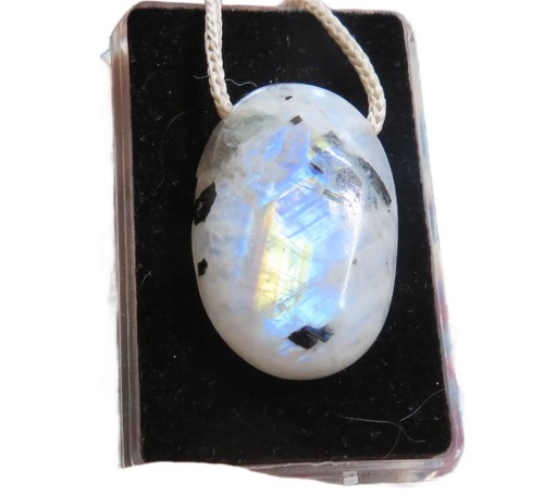 Mondstein turmalin cabochon - mondstein,