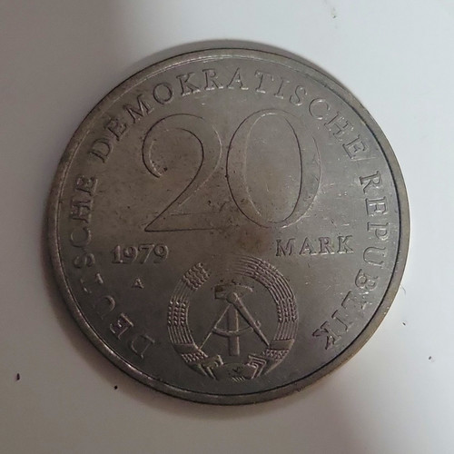 Ddr mark gedenkmünze 1979 - ddr,