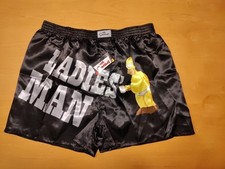 Satin Boxershorts Comic 2000er Neu Etikett Vintage XL Simpsons Homer Ladies Man
