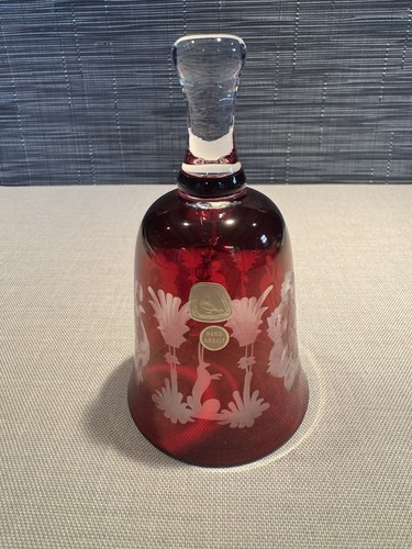 Egermann glasglocke rubinrot - egermann,