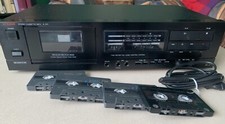 LUXMAN K-100 Stereo Kassetten Deck Tapedeck +  4 TDK-Leerkassetten