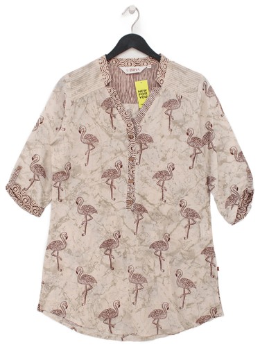 Biba damen top - creme, animal