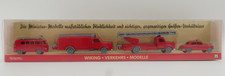 Wiking 1:87 PMS Verkehrsmodelle A.S.S Feuerwehr Themenset 182290 LKW H0 Set OVP
