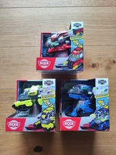 Dickie Toys 2in1 Auto Police Trooper, Spider Tank, Drone Bike 2 in 1 Roboter NEU