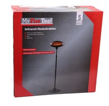 Infrarot-Heizstrahler 2000 W Heizpilz Heizung Heizlüfter Terrassenheizer Neu/OVP