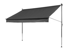 LIVARNO home Klemmmarkise 300 x 150, anthrazit - B-Ware neuwertig