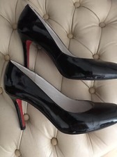 Buffalo London- Pumps - Schwarz rote Sohle - Gr. 37 - Lack -
