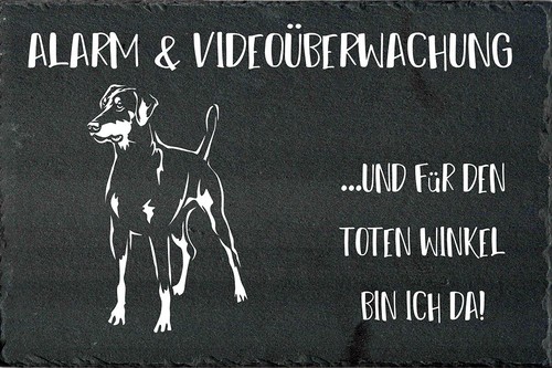 Dobermann hundewarnschild - dobermann,