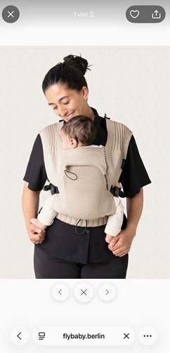Flybaby babytrage mesh beige - flybaby,