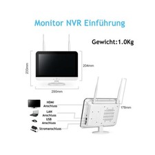 JENNOV 10CH 5MP WLAN NVR