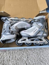 Inline Skates mit Rollsport Protektoren (Rollerblade  Wing 5)