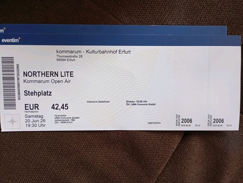 Karten northern lite konzert - 2,