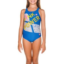 Arena G Pink Power Mädchen Badeanzug JR V Back One Piece 164