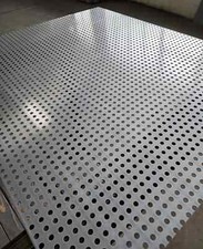 Aluminium Lochblech 2mm dick / stark Lochung RG 10 / 20 ca. 500x1000 mm