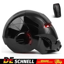 AUTOKING Iron Man MK5 1:1 Helm Tragbare Sprachsteuerung Maske Christmas Schwarz