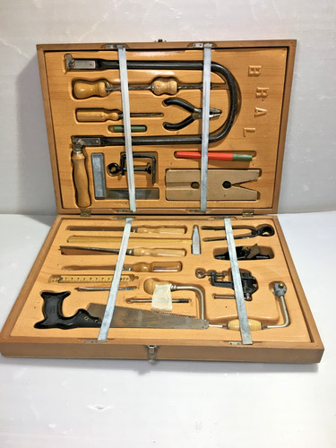 Tischler werkzeugkasten set - tischler,