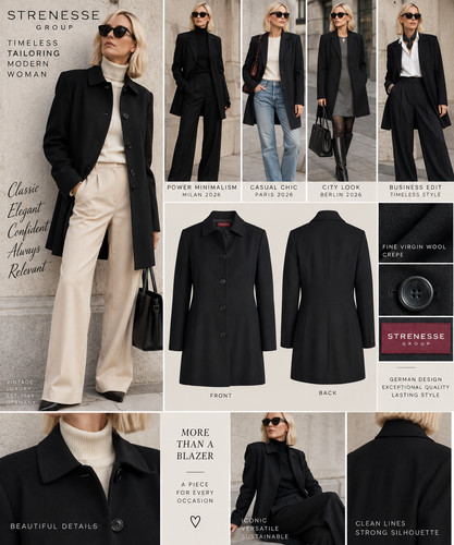 Strenesse longblazer schwarz - longblazer,