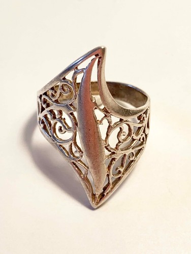 Ring silber navette - (silber,