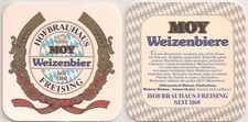Hofbrauhaus Freising - Bierdeckel "MOY Weizenbiere" - Version 2