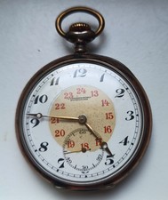 Seltene hochwertige W. Lennartz-Michels Hofuhrmacher Aachen Silber Taschenuhr