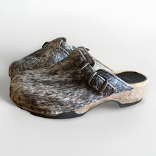 WALTL Holzclog Kuhfell Unisex