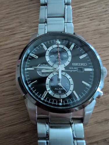 Seiko solar alarm chronograph - alarm,