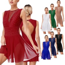 Damen Eiskunstlauf Kleid