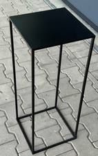 2.Wahl B-Ware Blumenhocker Metall Schwarz Eckig 96315L Blumenständer Modern 5