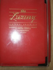 BHS Luxus Filofax rot mit