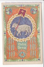 KÜNSTLERKARTE , OSTERN , W