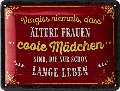 Retro blechschilder ältere - blechschilder,