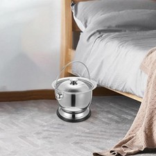 Töpfchen Nachttopf mit Deckel Schlafzimmer Weiblich Männlich Mini Toiletten