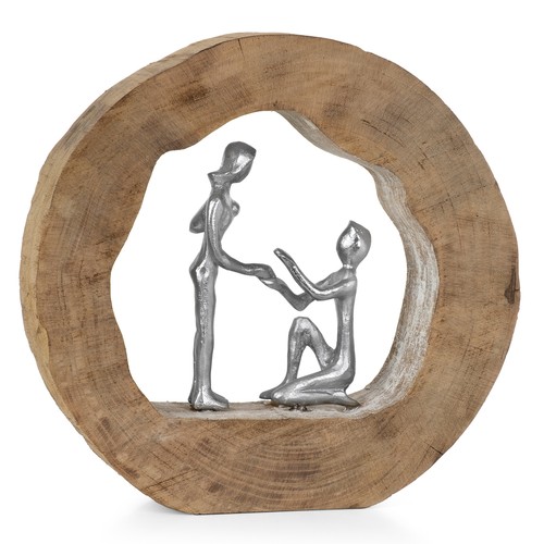 Skulptur figur 19x6x28 - 19x6x28, cm