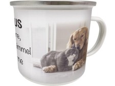 Emaille Becher 0,5 L - EIN