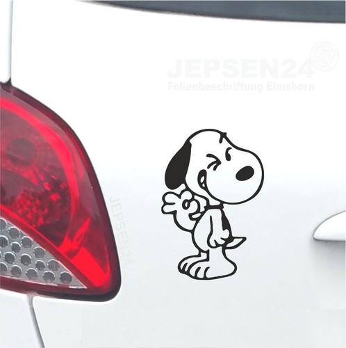Snoopy aufkleber 12x8cm - snoopy,