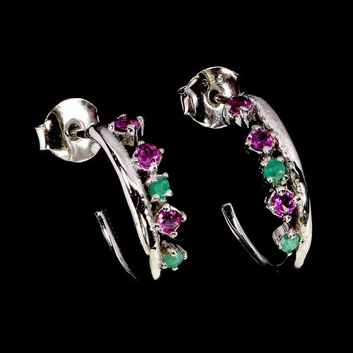 925 sterling silber - silber, ohrringe
