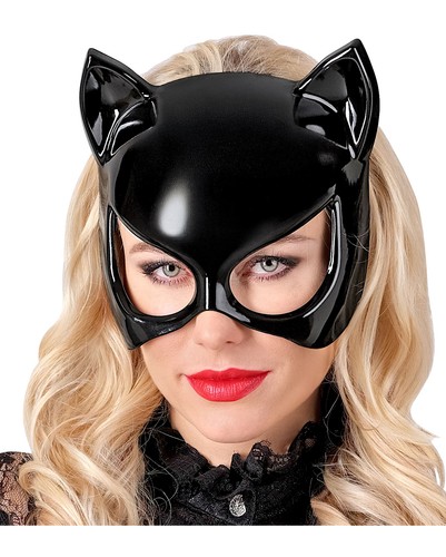 Schwarze katzenmaske - schwarze,