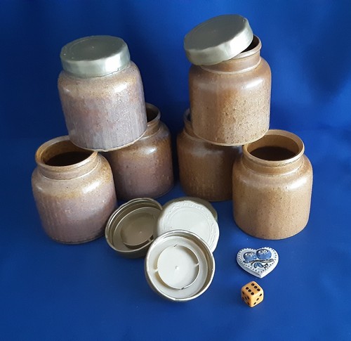 Vintage keramik dosen - 6,