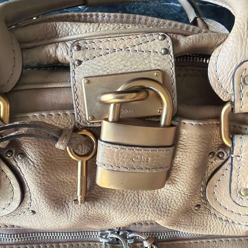 Chloe paddington beige leder - paddington,