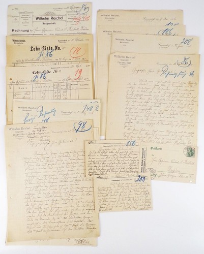 Rechnung wilhelm reichel - rechnung,