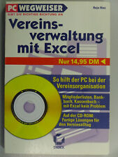Anja Hinz : PC Wegweiser, Vereinsverwaltung mit Excel, 1998, ohne CD